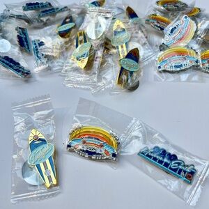 LA Dodger 76 Enamel pins collection set (3) NEW
